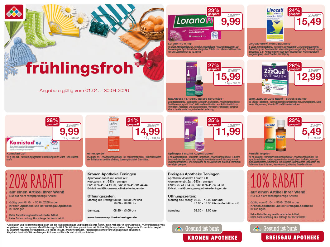 Angebote April